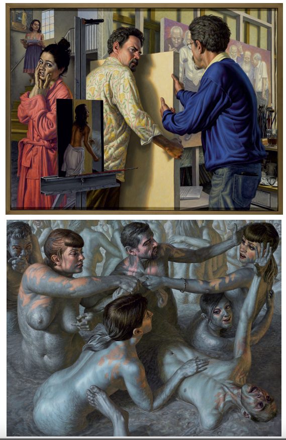 historia sztuki wylała się ze snu. F. Scott Hess, praca 8.