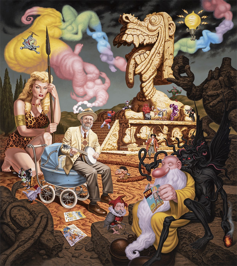 wszystko, czego nie było w kreskówce. Todd Schorr, praca 2.