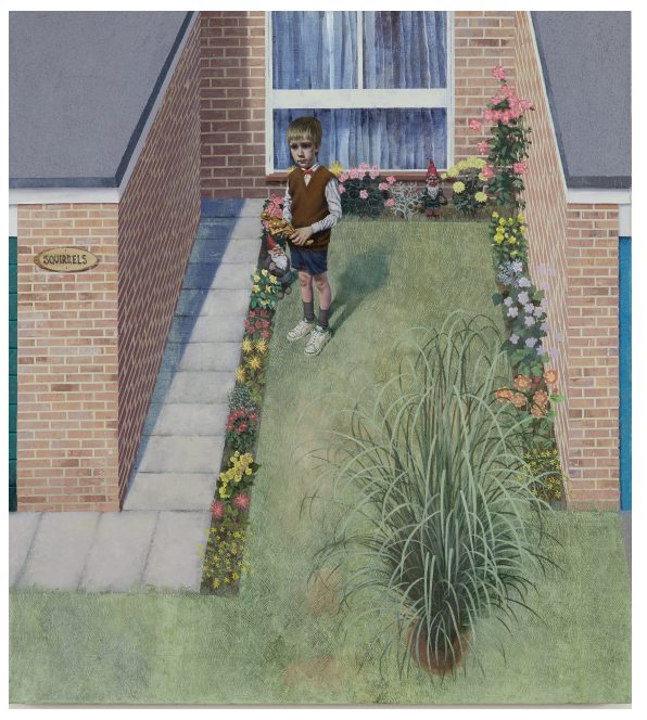 pół chłopca, całe dzieciństwo. Stuart Pearson Wright, praca 4.
