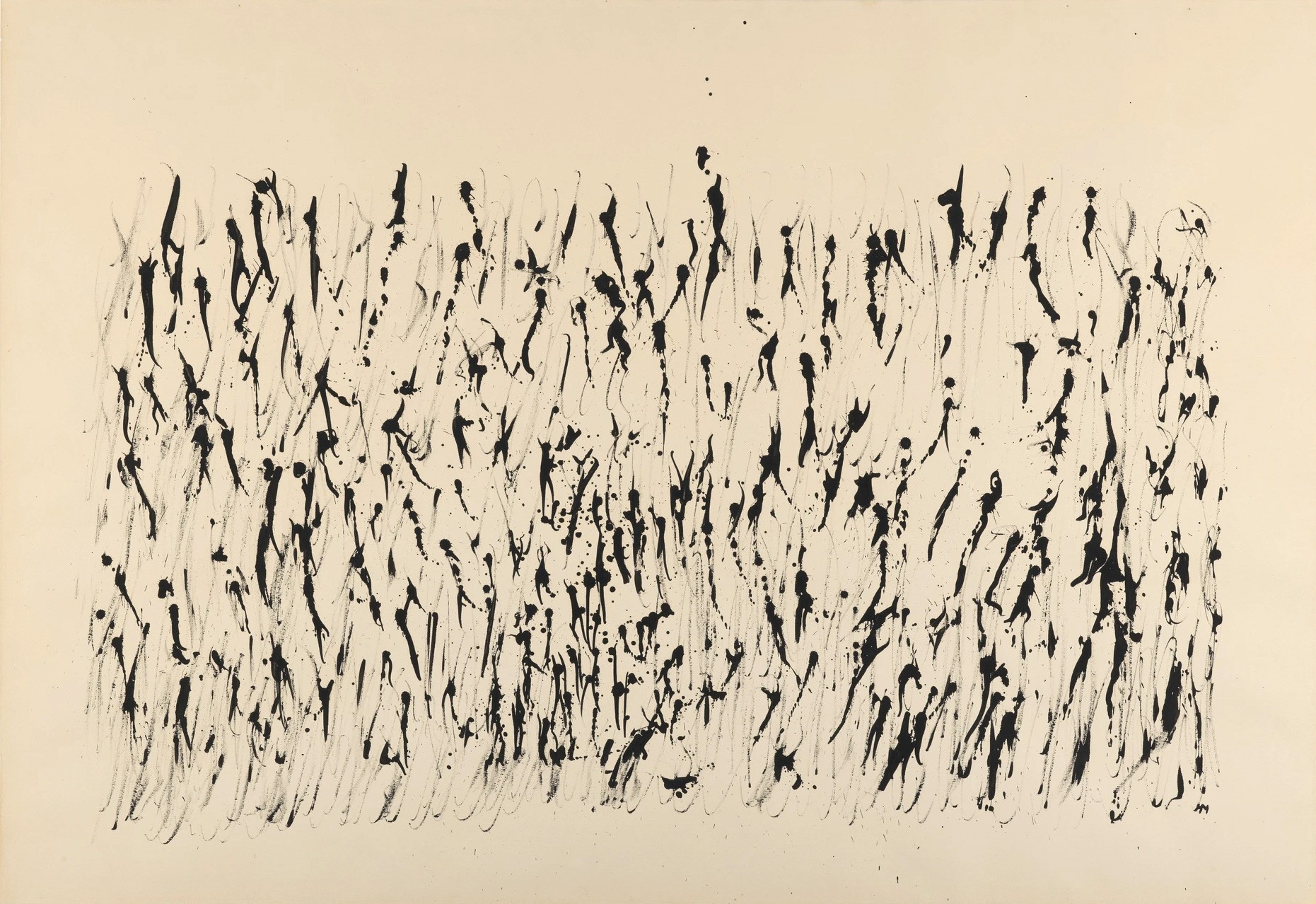 znaki piszą się same. Henri Michaux, praca 6.