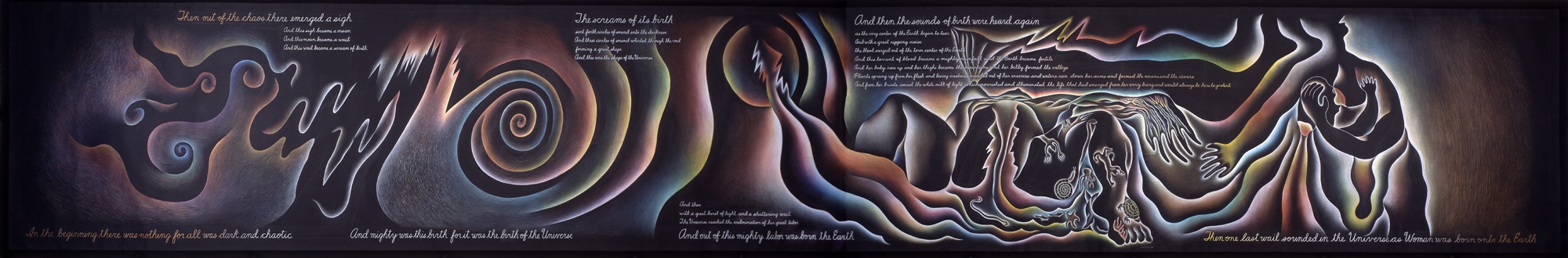 tak przychodzimy na świat. Judy Chicago, praca 4.