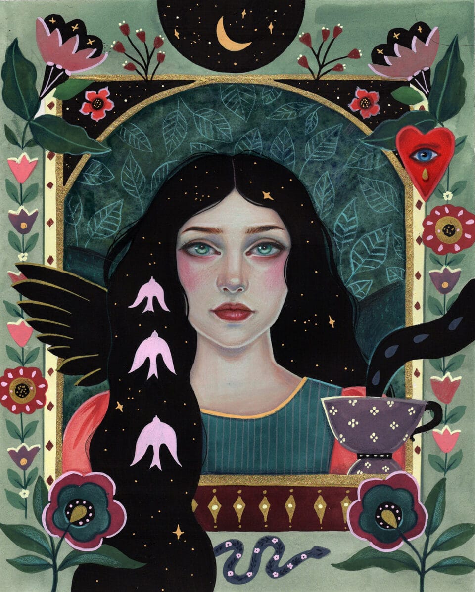 ogród pod zamkniętymi powiekami. Aunia Kahn, praca 6.