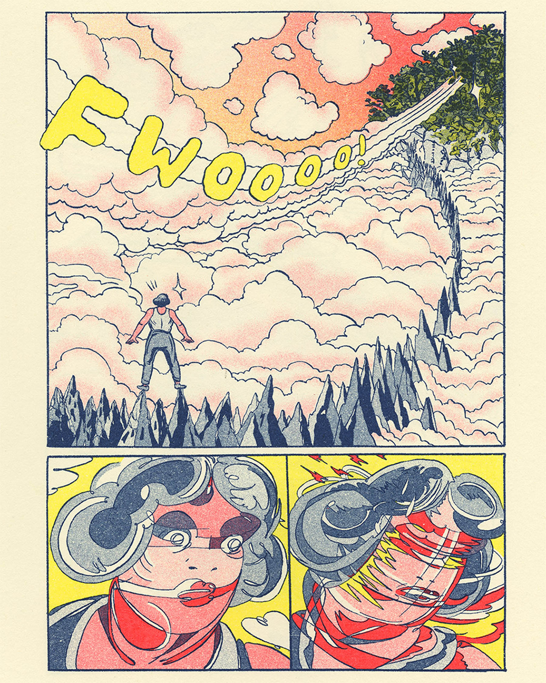 komiks nie może usiedzieć w miejscu. Lale Westvind, praca 9.