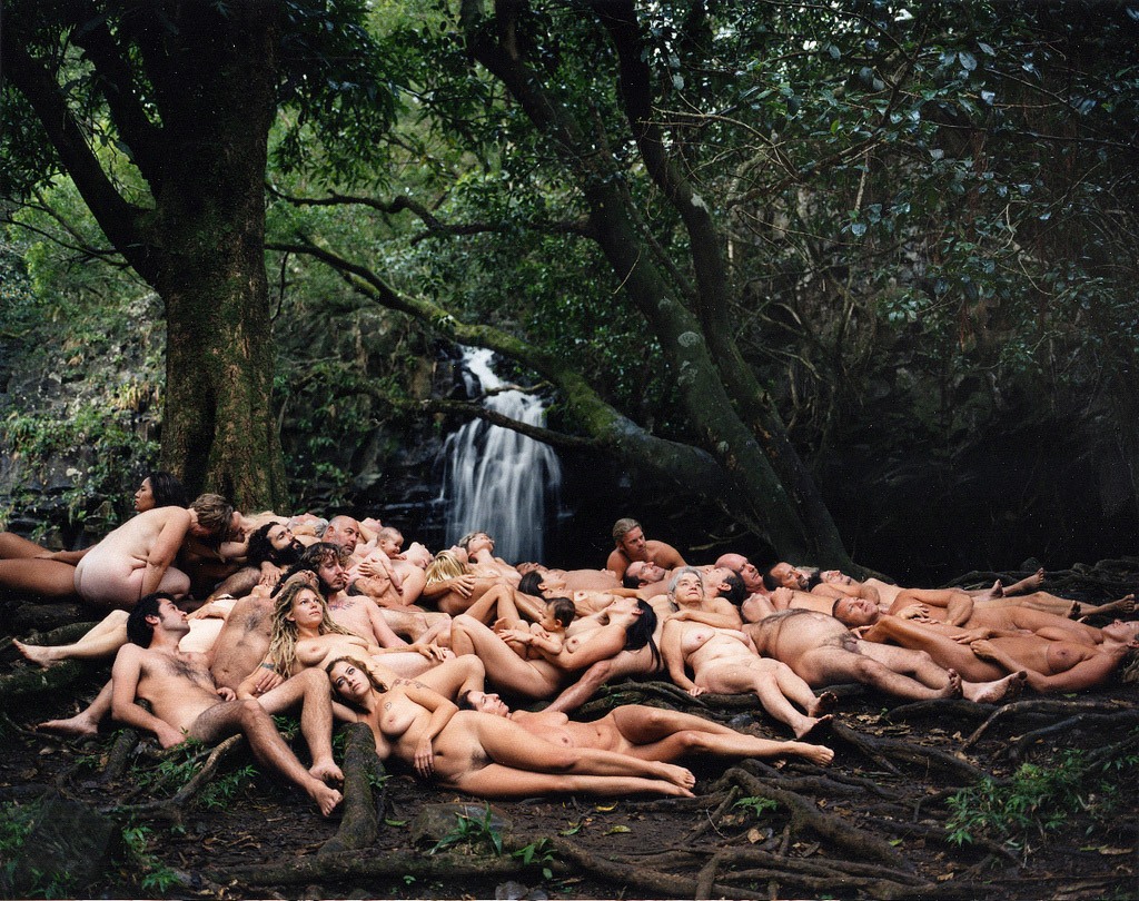 miasto na chwilę zdjęło ubranie. Spencer Tunick, praca 6.