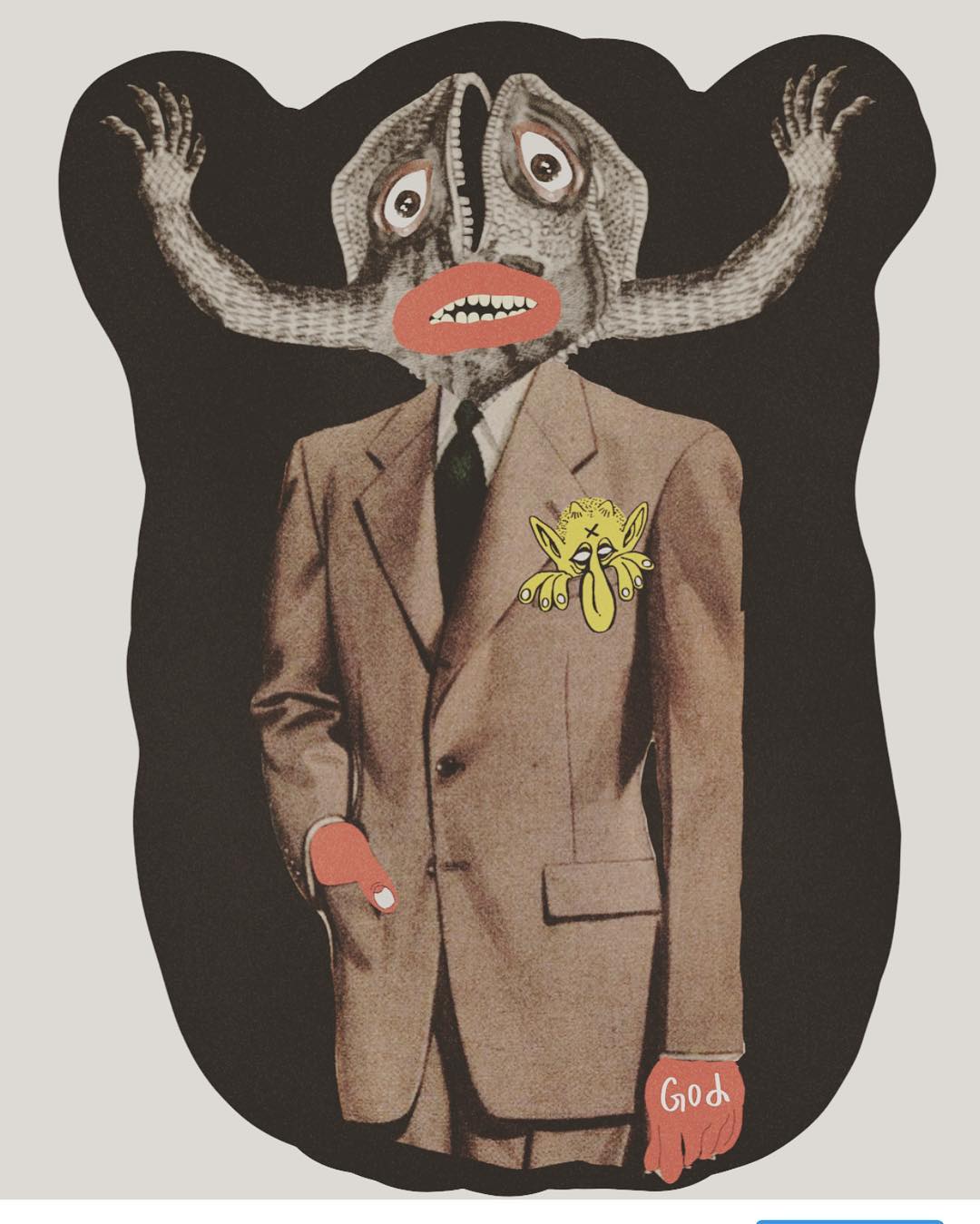 cyklop widzi wszystko za kolorowo. Wooden Cyclops (Wesley Hubbard), praca 5.