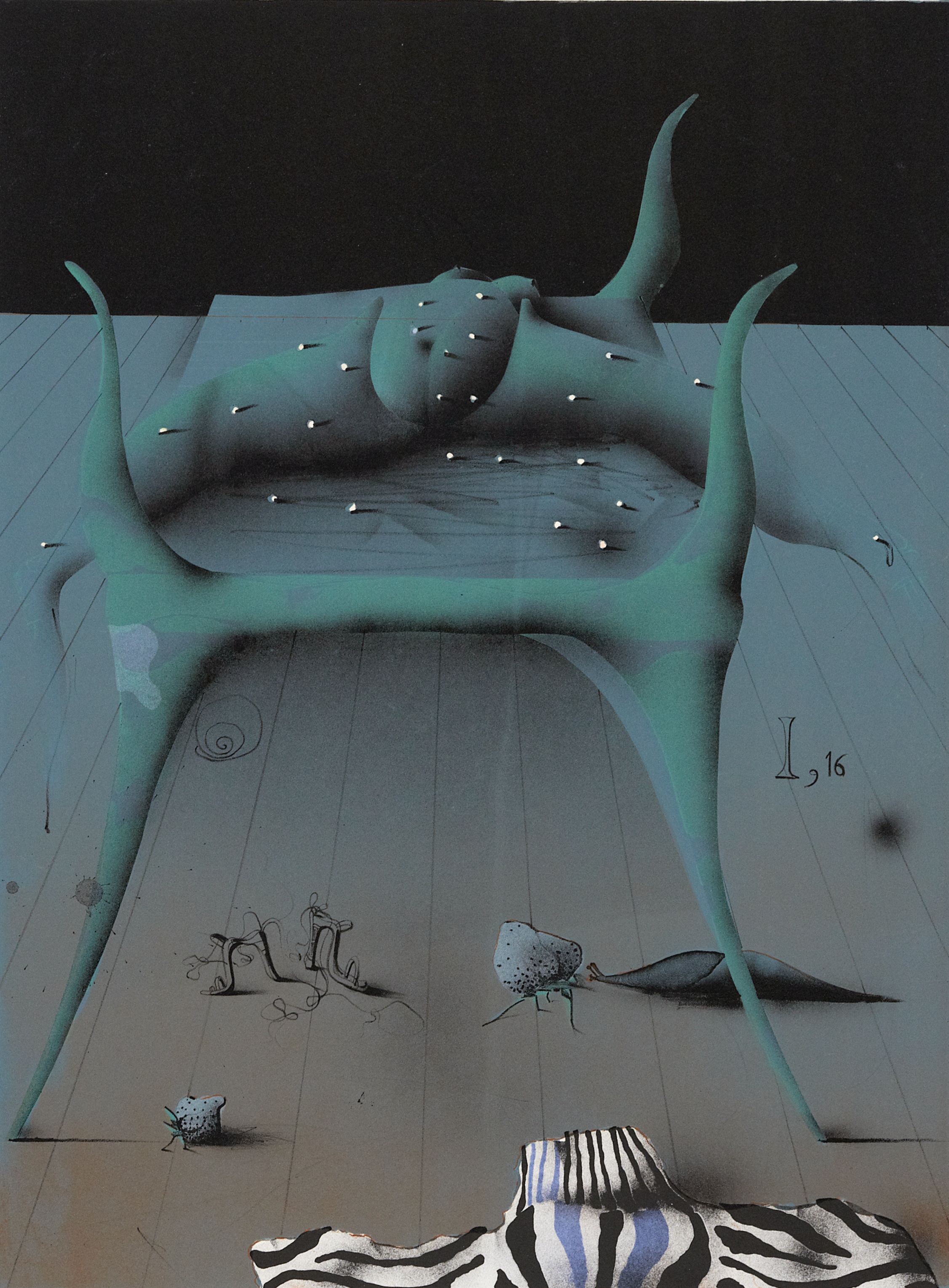 wyobraźnia zostawiła odciski palców. Paul Wunderlich, praca 8.