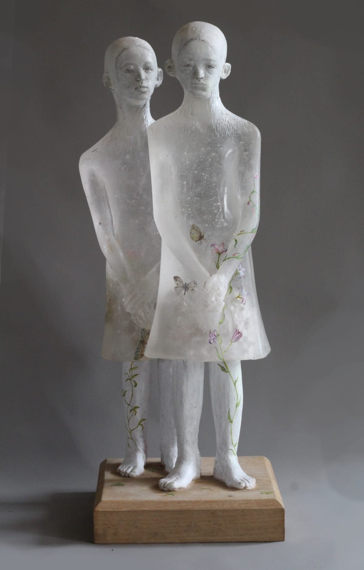 ktoś śpi w środku szkła. Christina Bothwell, praca 10.