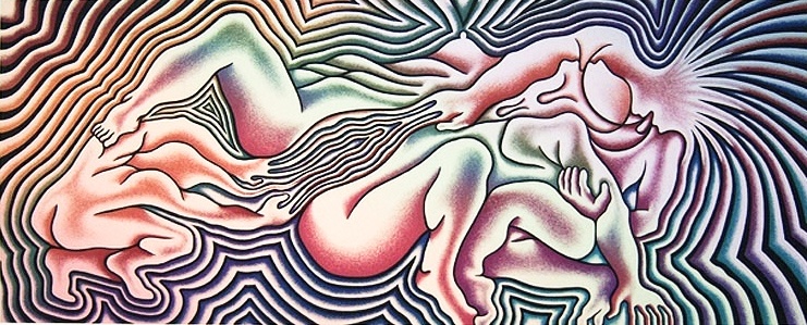 tak przychodzimy na świat. Judy Chicago, praca 2.