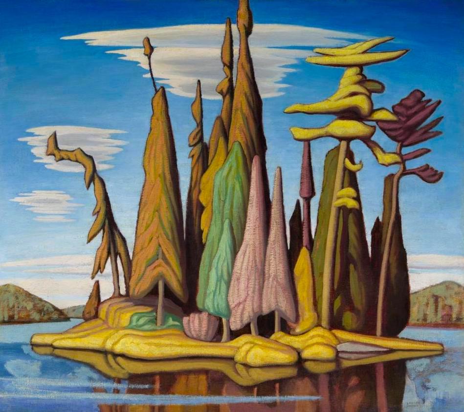 wyżej robi się ciszej. Lawren Harris, praca 7.