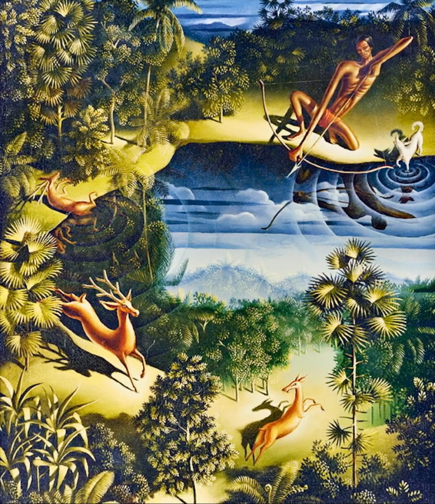bali na samym brzegu nieba. Walter Spies, praca 10.