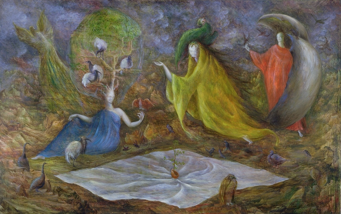 kochany koszmarze, piszę do ciebie. Leonora Carrington, praca 9.