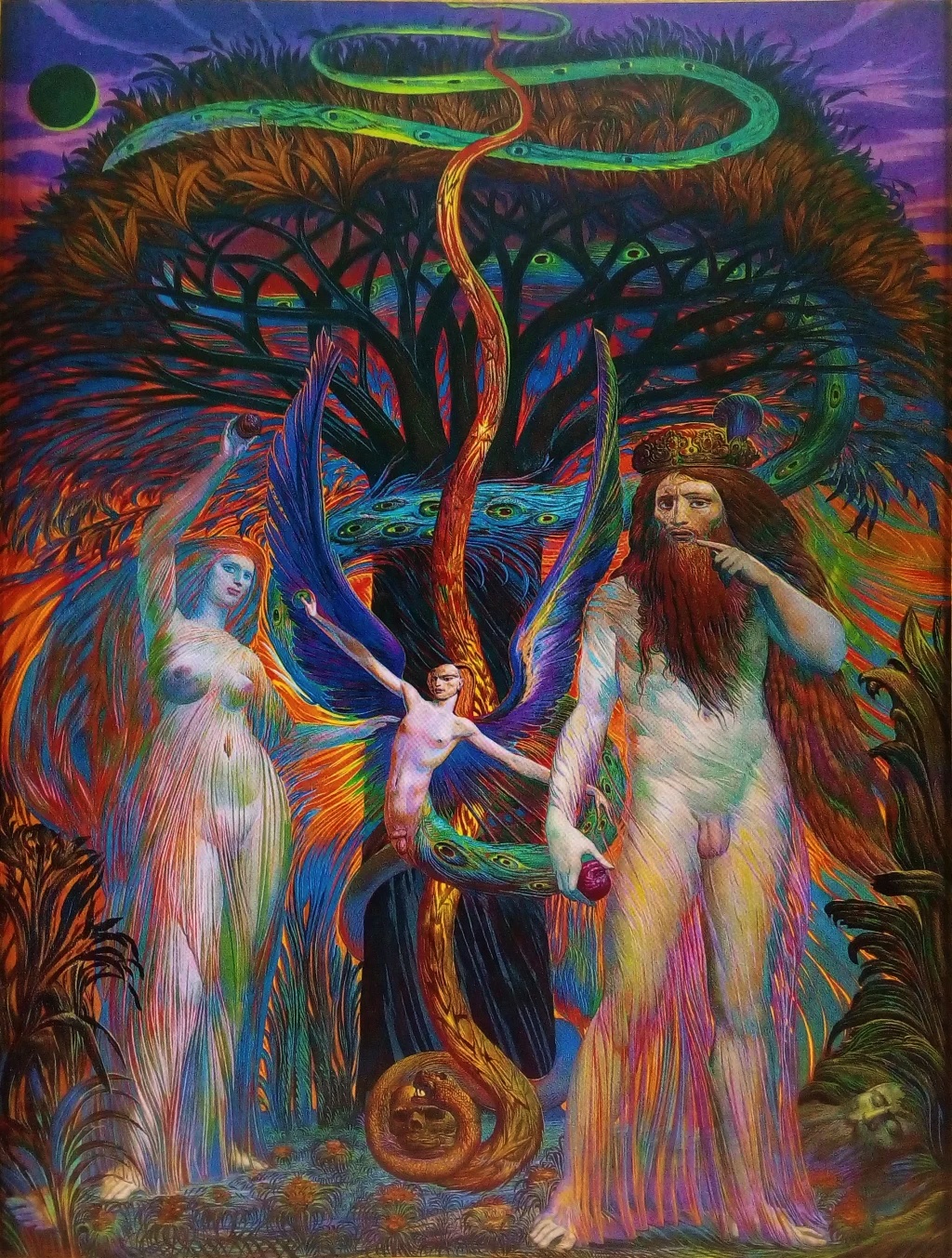 sufit jest bliżej nieba, niż myślisz. Ernst Fuchs, praca 10.